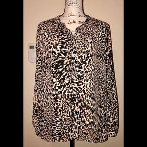 Leopard Print Blouse